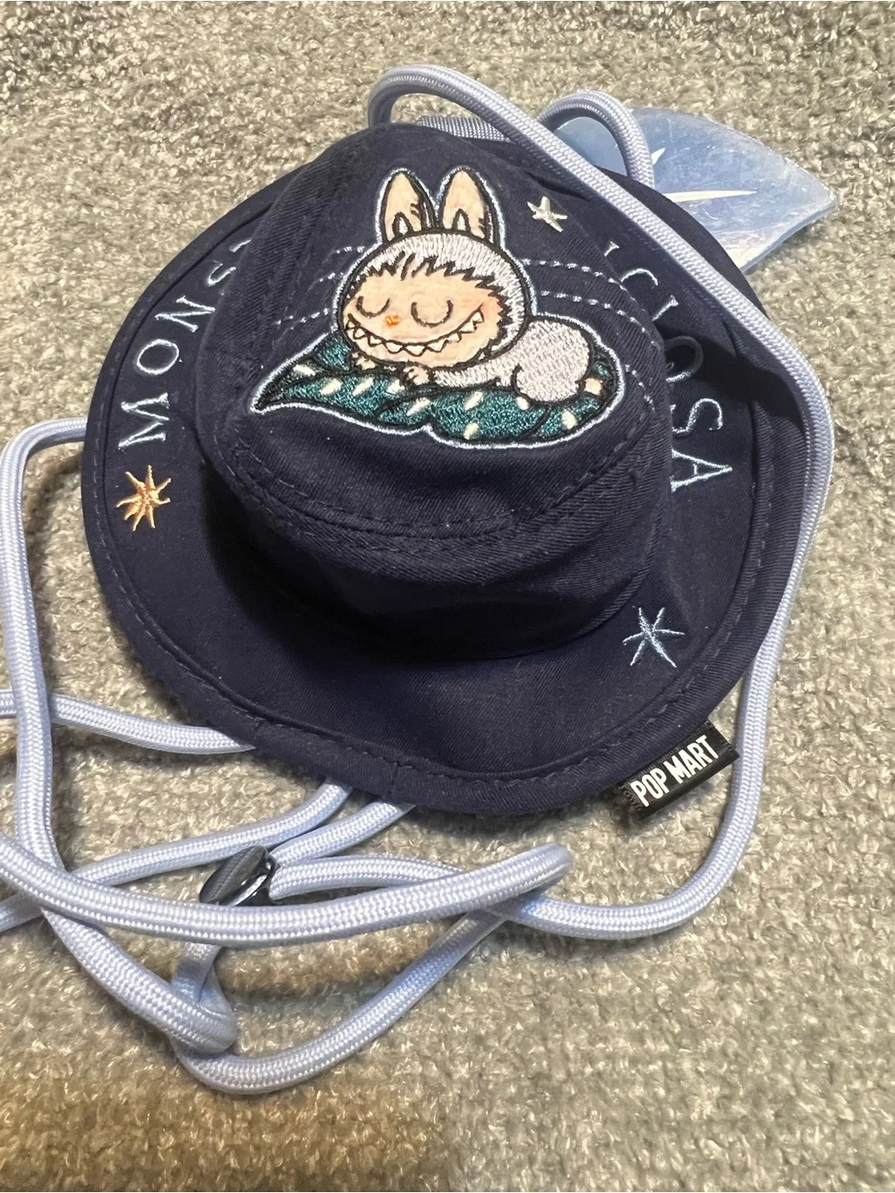 Labubu Mini Hat Lanyard